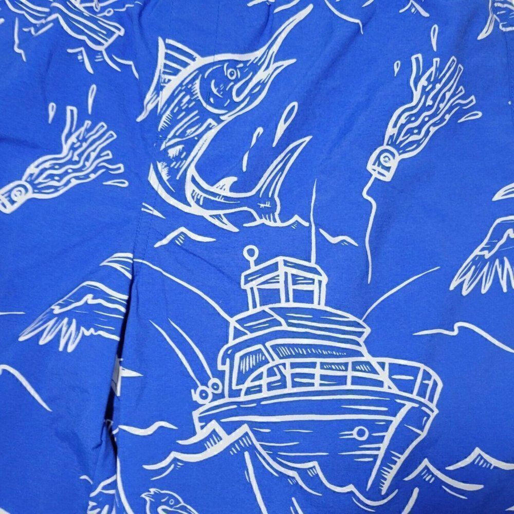 Columbia PFG Swim Trunks Boys Youth XL‎ 18/20 Super Backcast Shorts UPF 50 Lined - Picture 6 of 12